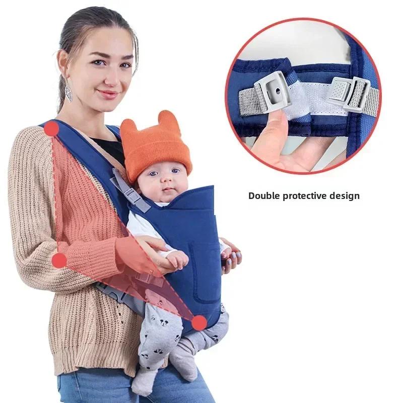 Porte-bébé de sécurité pour sortir, porte-bébé multifonctionnel à bandoulière, quatre méthodes avant