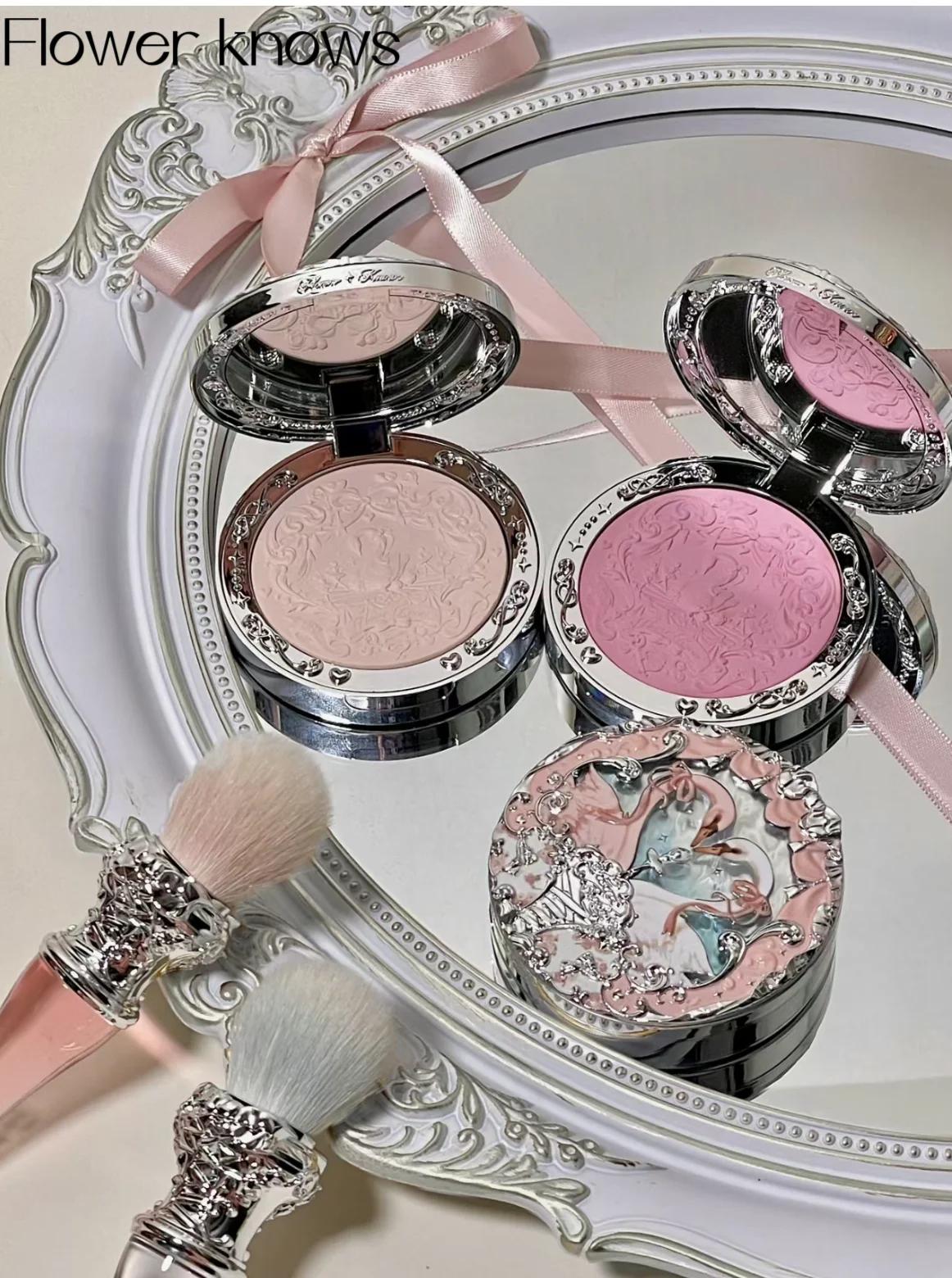 Flower Knows Swan Ballet Collection - Poudre blush mate gaufrée - Fard à joues - Cosmétique naturel