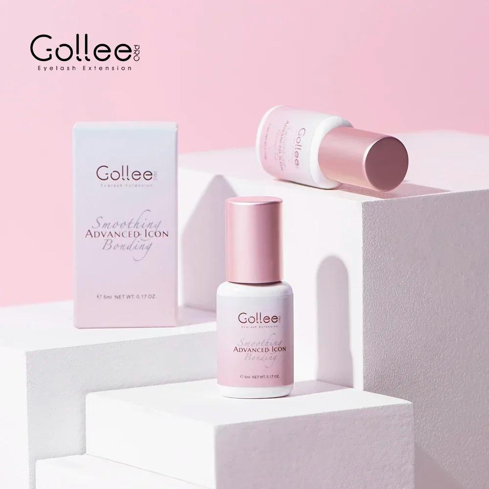 Gollee 10/12 pièces colle à cils gelée poudre colle 5ml Extension de cils Supplie outils de maquilla