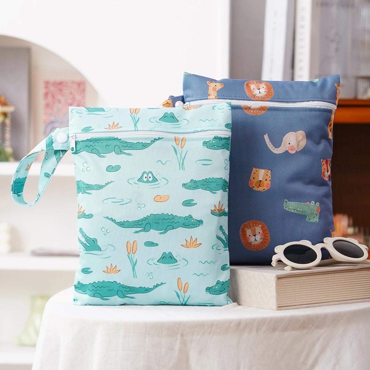 Elinfant 2 pièces Mini sac de rangement étanche pour la natation, la plage et la salle de sport, sac
