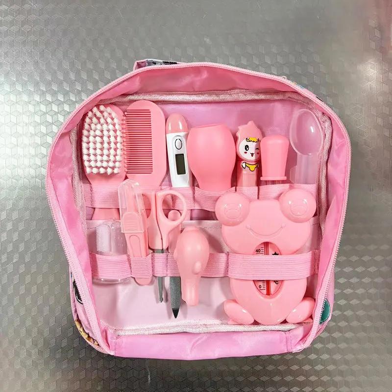 Kit de soins pour bébé 13 pièces/ensemble, ensemble de soins capillaires et ongulaires pour enfants,