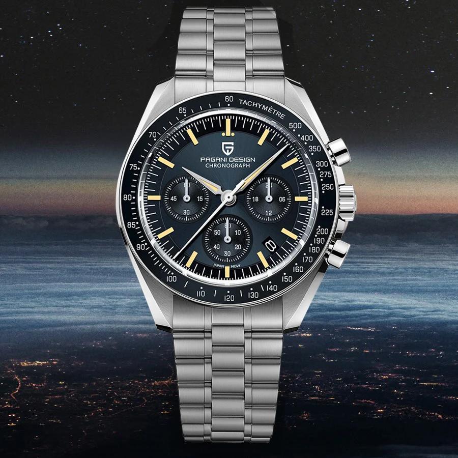 Nouvelle montre PAGANI DESIGN 2026, hommage à CK2998, montre lunaire, montres à quartz rétro de luxe