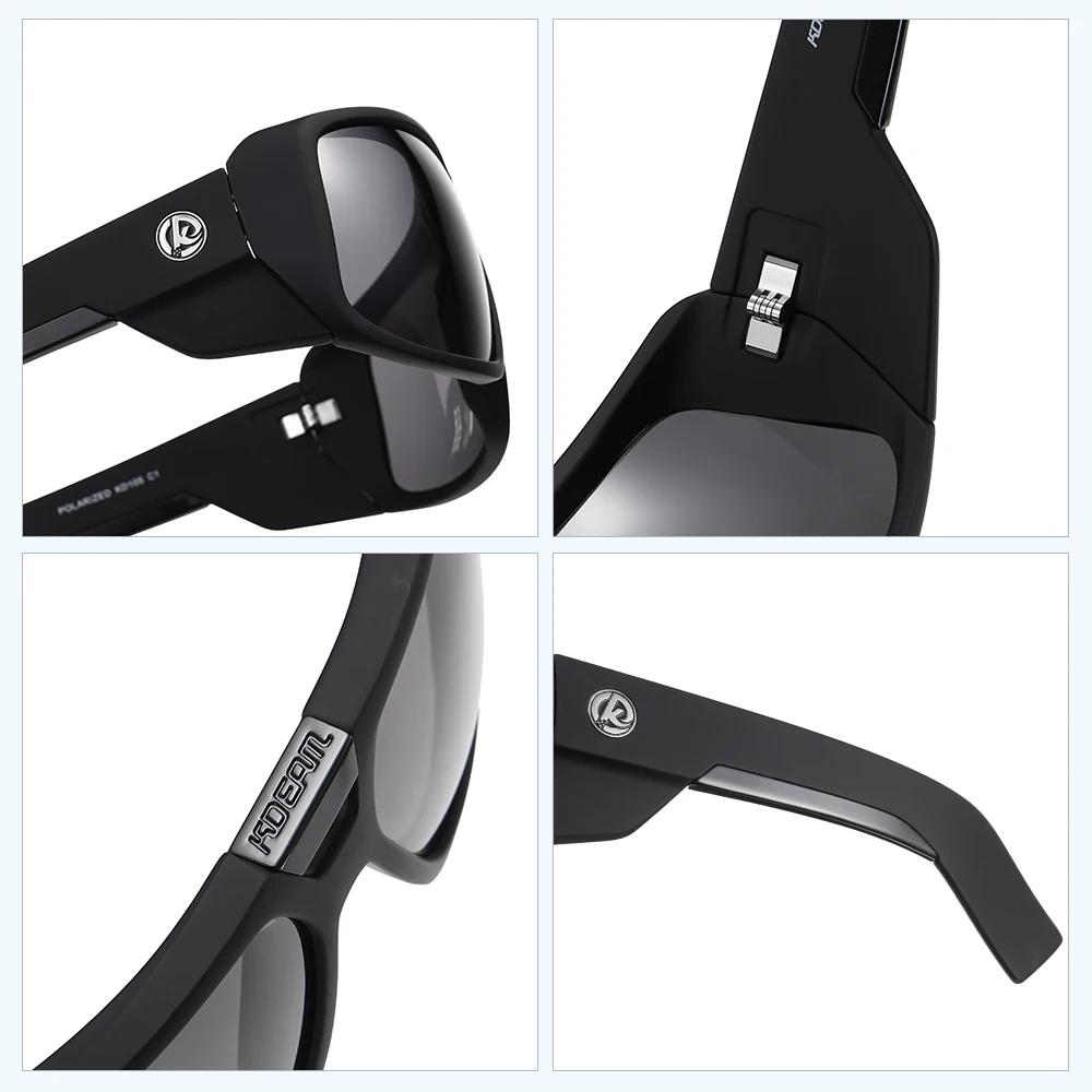 KDEAM Muscle Car Styling et performances sérieuses lunettes de soleil polarisées pour hommes lunette