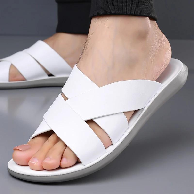 Chaussures d'été décontractées pour hommes, vente chaude, sandales élégantes pour hommes, demi-chaus