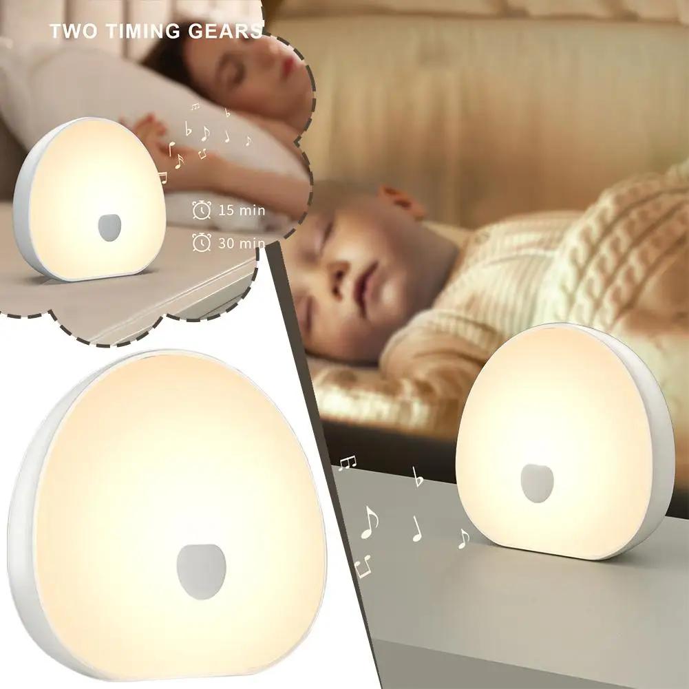 Machine à bruit blanc de sommeil rvb, 2 son apaisant, tactile, Rechargeable, veilleuse LED, Audio re
