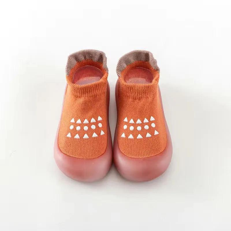 Chaussures d'été antidérapantes et respirantes en coton peigné pour enfants, chaussures à semelle so