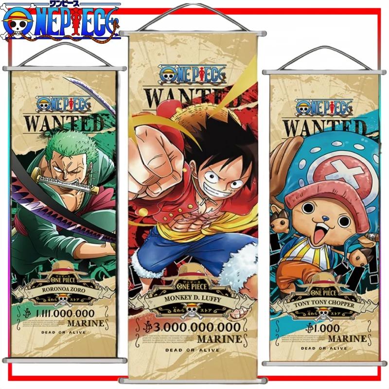 Nouveau une pièce longue mur défilement dessin animé singe D. Luffy défilement affiche Anime marchan