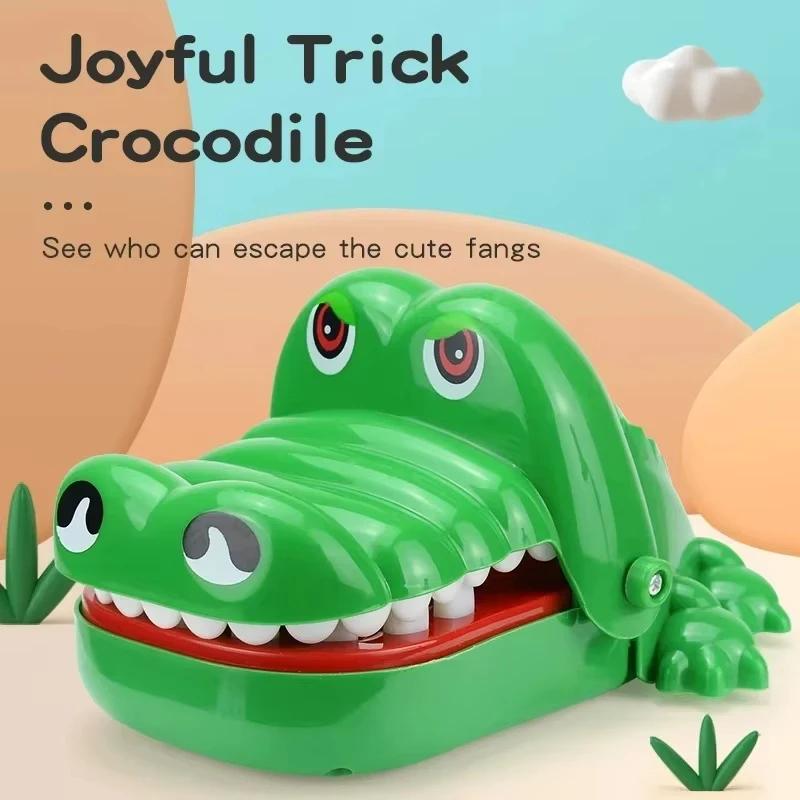 Jouet de pincement Crocodile pour enfants, jeux de famille classiques, méfait, jeux porte-bonheur po