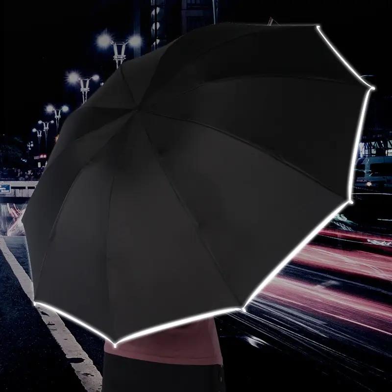 Nouveau parapluie d'ouverture et de fermeture automatique parapluie éclairé par LED parapluie Commer