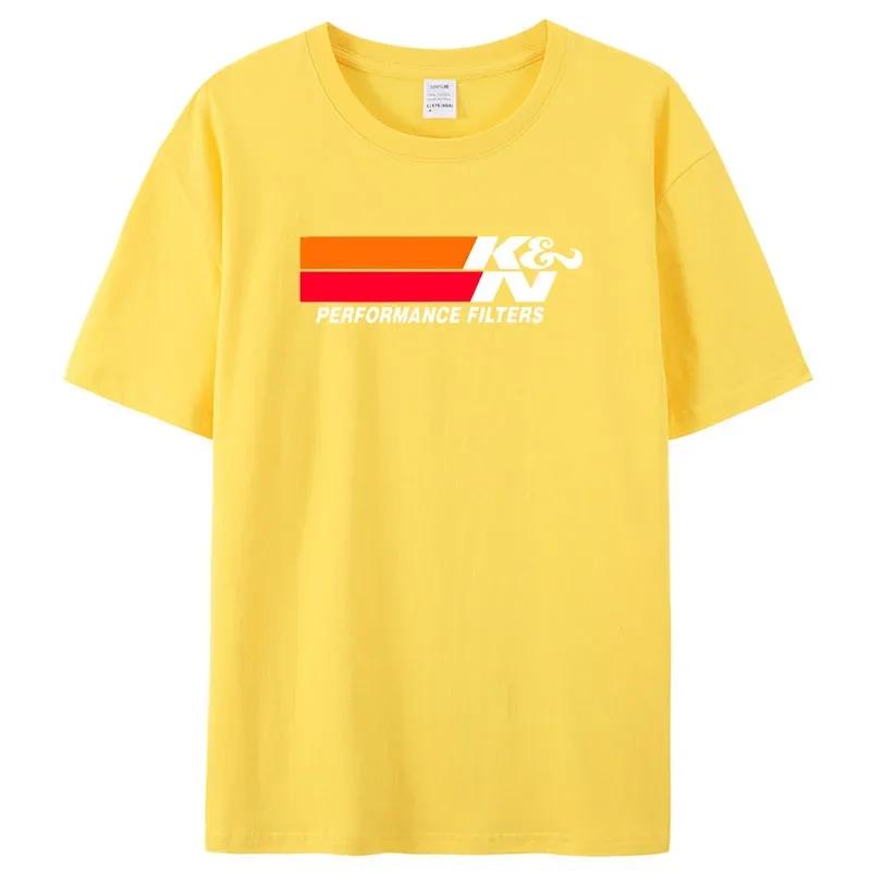 Nouveau T-ShirtK & N haute Performance filtres à Air et à huile prises d'air hommes coton Cool Haraj