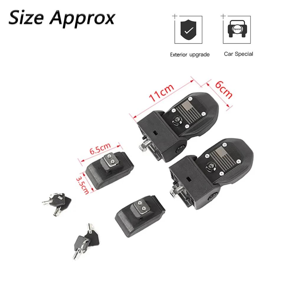 Loquets de capot antivol pour Jeep Wrangler JL JLU 4XE Rubicon Gladiator JT 2018-2024 US Accessoires