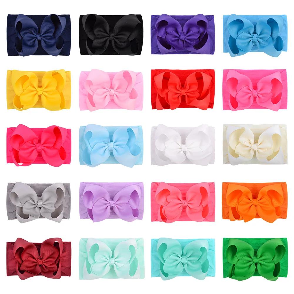 6/20 pièces bandeaux de bébé doux avec 4.5 pouces arcs de cheveux bandeaux pour bébé fille bandeau n
