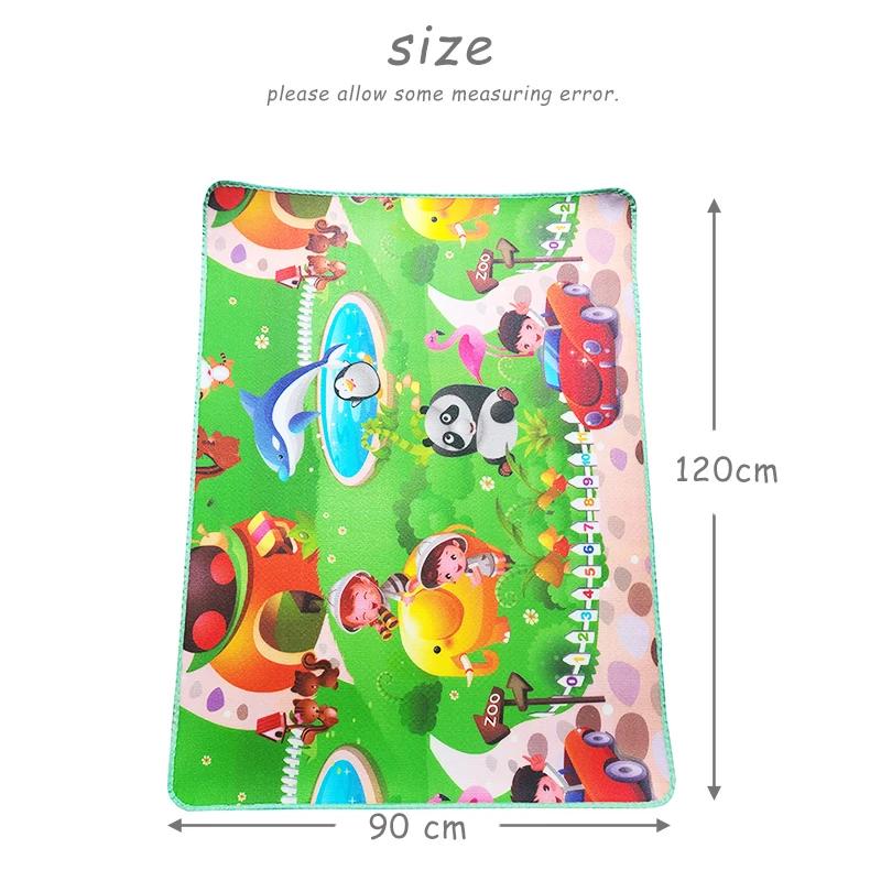 120*90 cm bébé tapis de jeu EPE activité salle de sport enfants ramper tapis bébé jeu tapis pour enf
