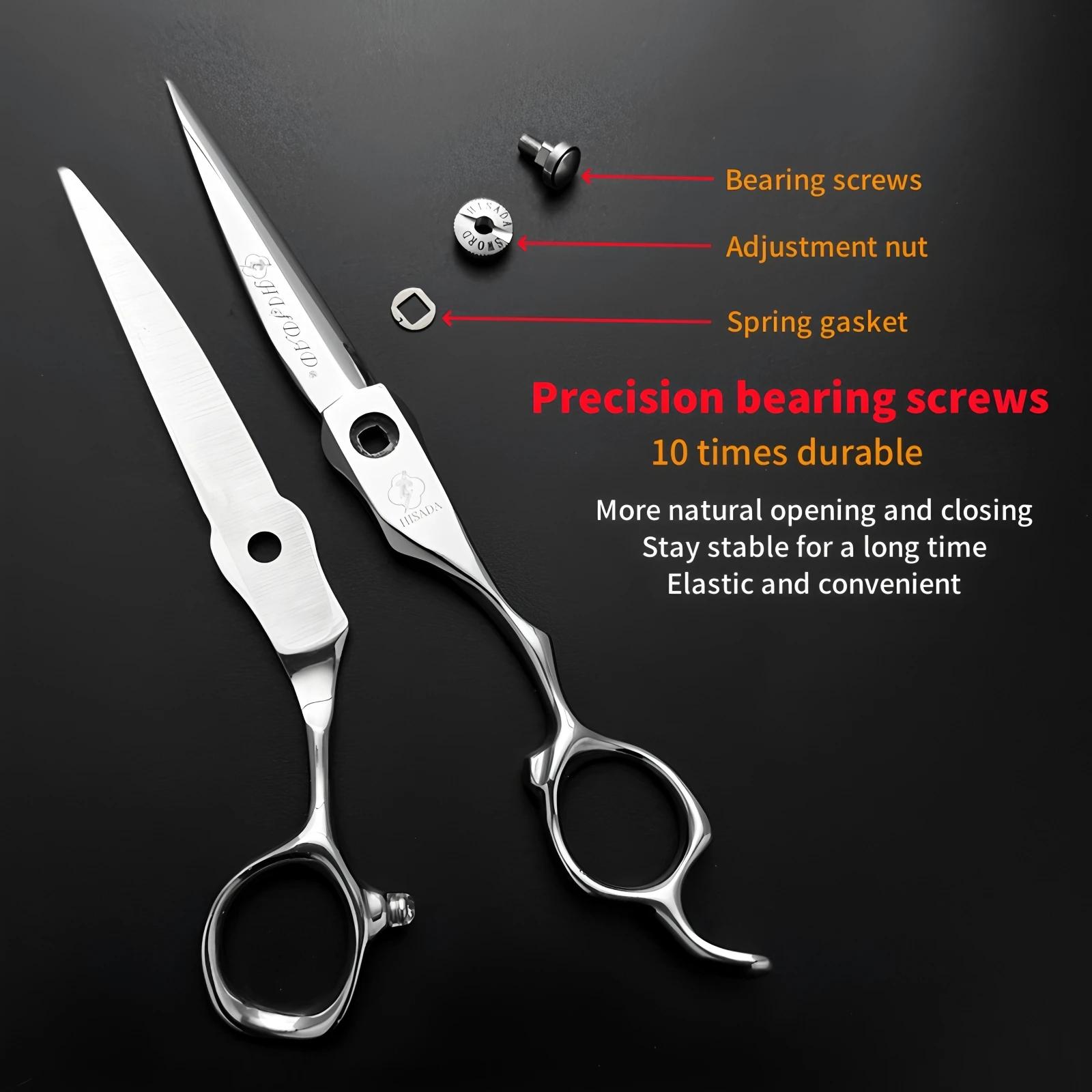 HISADA ciseaux de coiffeur ciseaux de coiffure professionnels 6.0/6.5/7.0 pouces matériel japonais f