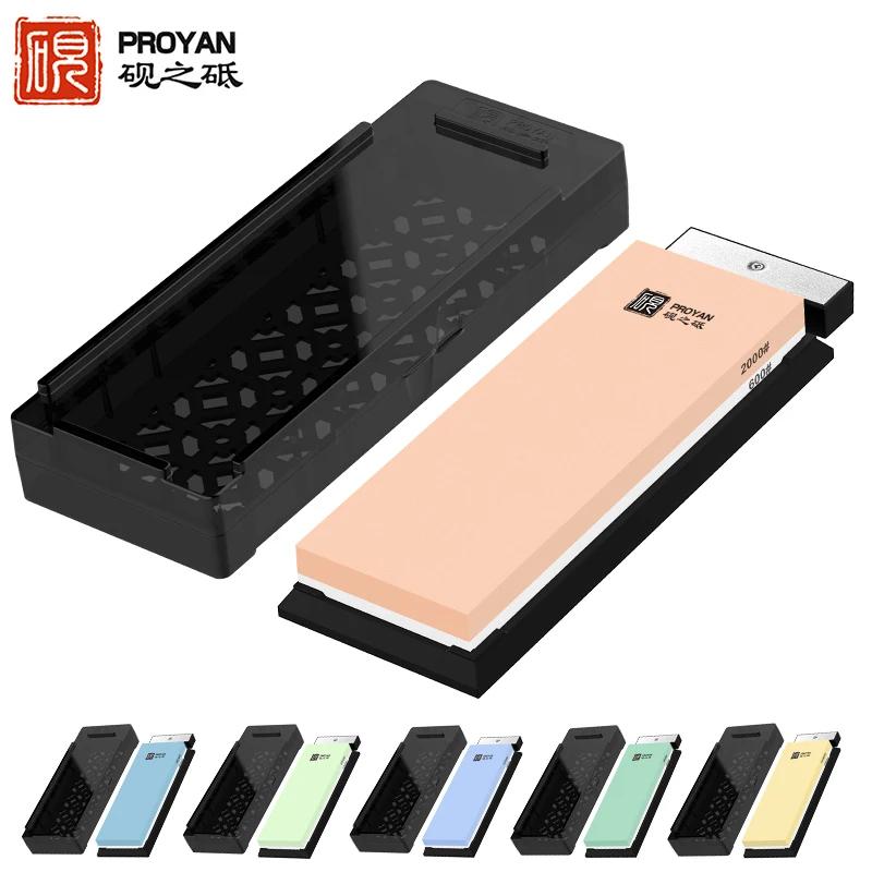 PROYAN – pierre à aiguiser professionnelle 240 – 10000 #, Whetstone, avec boîte, affûteur de couteau