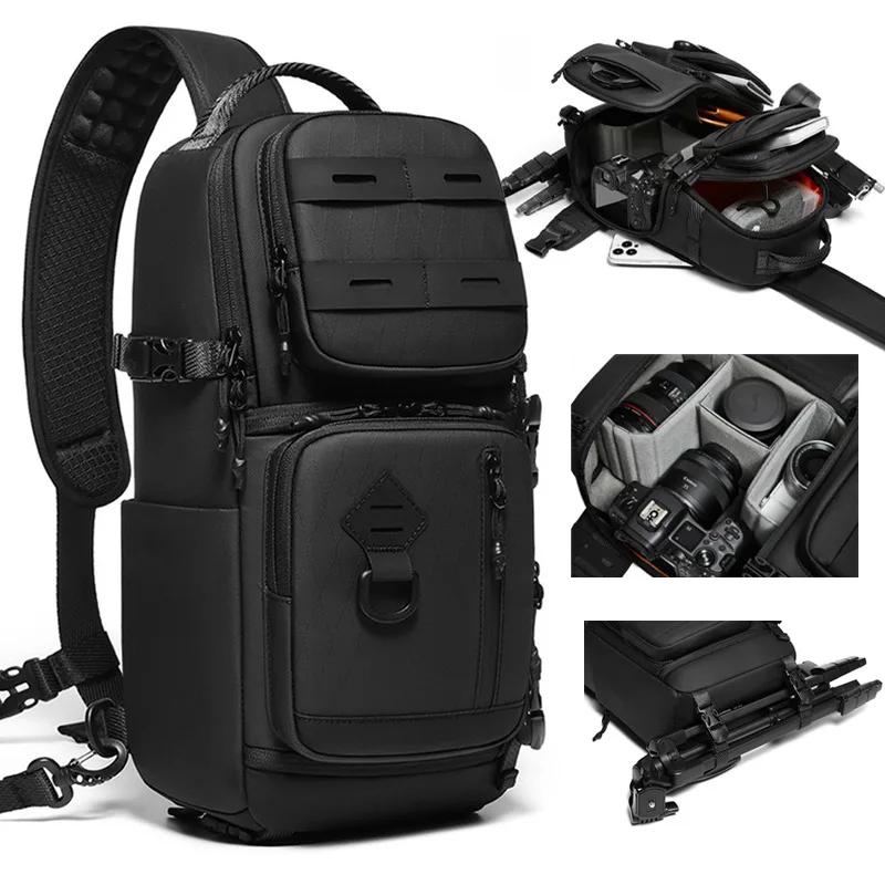 Sac à bandoulière tactique Compact pour appareil photo, sac à dos à une épaule pour photographe, Pac