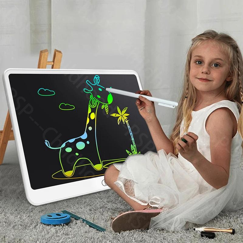 Tableau d'écriture LCD 16/13/11 pouces, tablette à dessin, peinture, jouets éducatifs pour enfants d