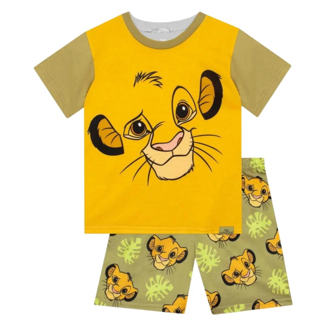 Potdemiel The Lion King Simba Pyjama Just Lion Around Ensembles de t-shirts et shorts pour adultes e