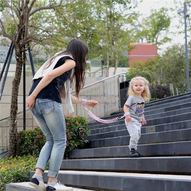 2 mètres avec clé de verrouillage pour nourrissons et tout-petits perdre la laisse avec bracelet cei