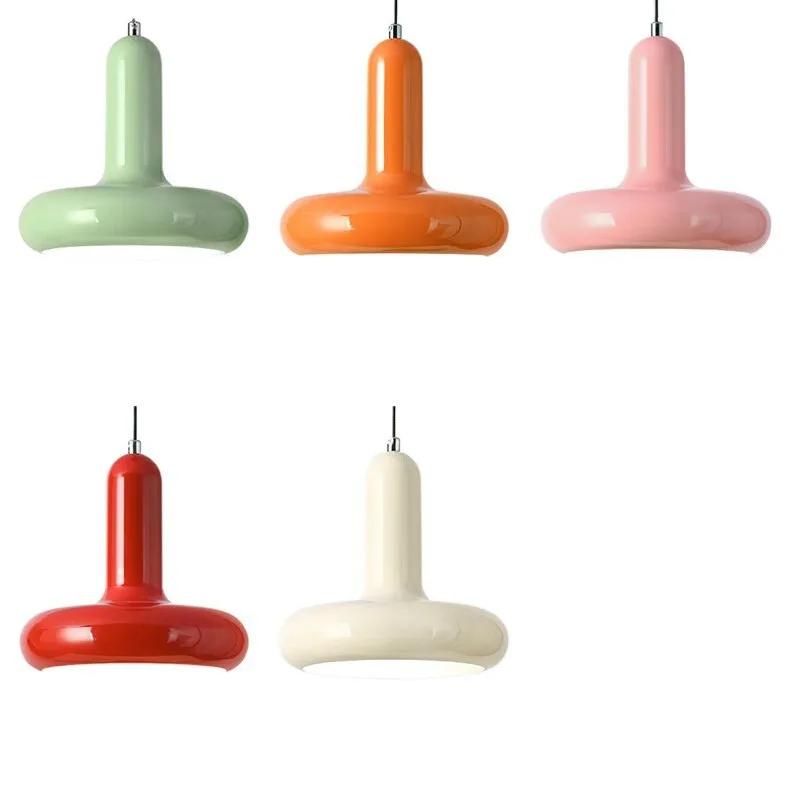 Lampe suspendue de chevet, personnalité créative, Art Simple, moderne, Style crème, lustre de maison