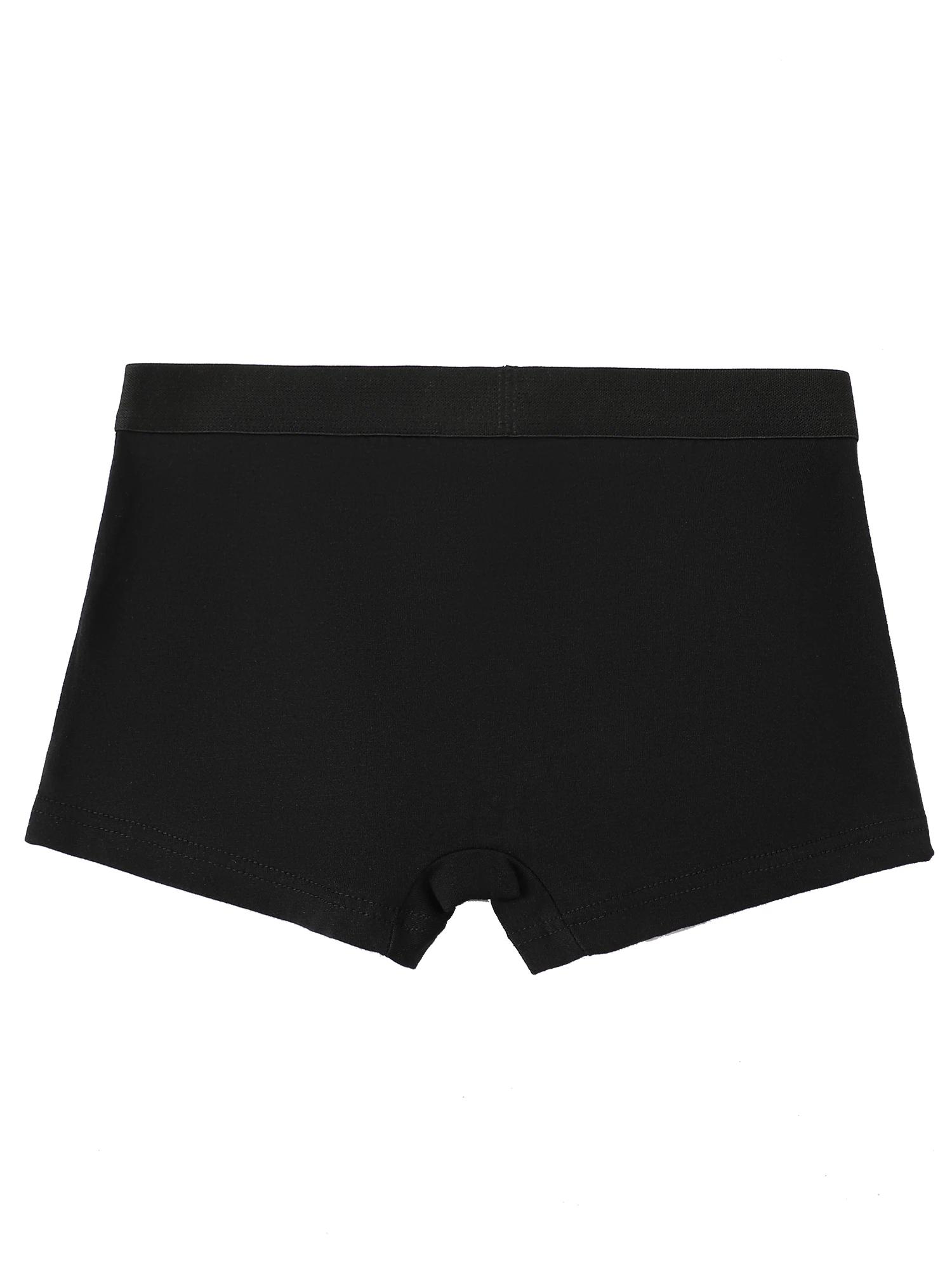 Sous-vêtements garçons 8-14 ans 7 pièces boxer coton respirant - Coloris unis extensibles