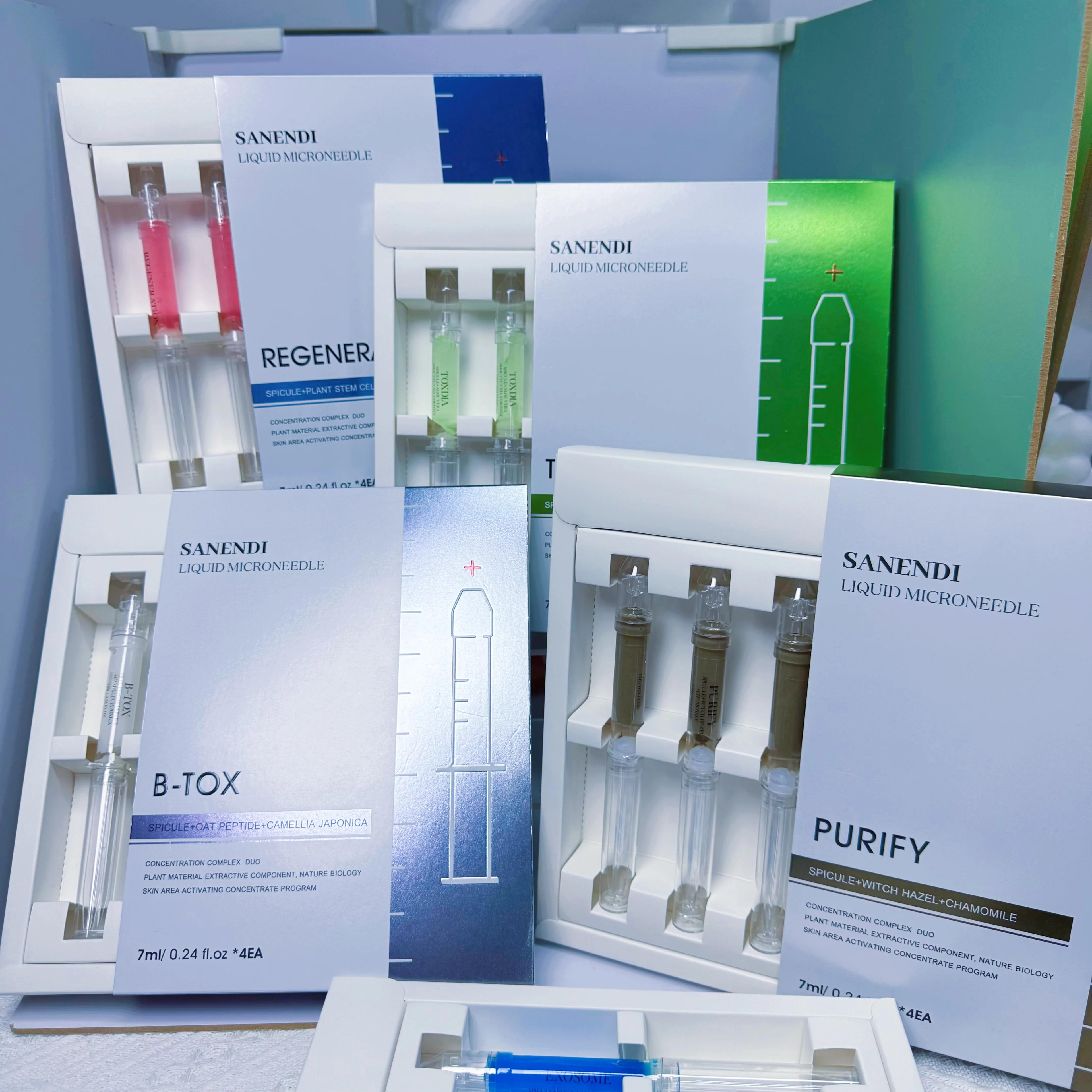 Sanendi coréen Reedle Shot technologie liquide microcristal masque Facial peau hydratant hydratant l