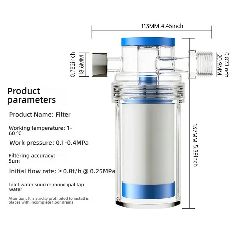 Le filtre en coton PP utilisé pour la filtration du purificateur d'eau peut capturer la rouille et l