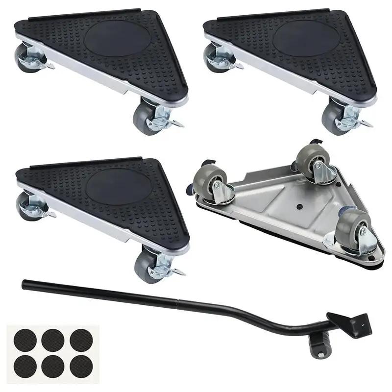 Chariot de meubles à roulettes et élévateur de meubles, acier au carbone, 3 360, rotation à 360