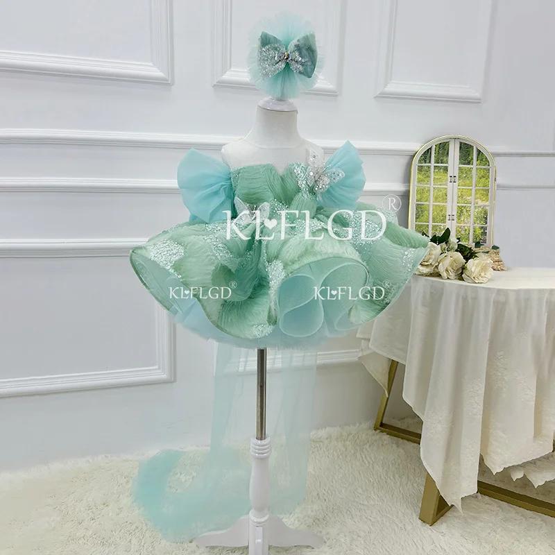 KLGFLD nouvelle magnifique robe de cocktail haut de gamme élégante fille hôte parole traînant robe f