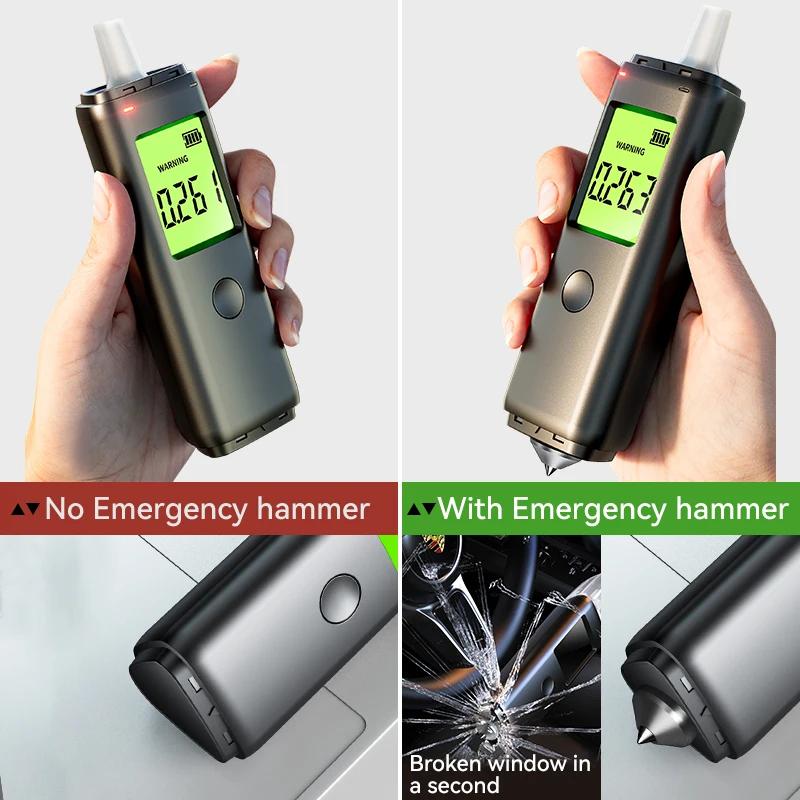 Alcootest rechargeable ZW | Précision de qualité professionnelle | Testeur d'alcoolémie portable