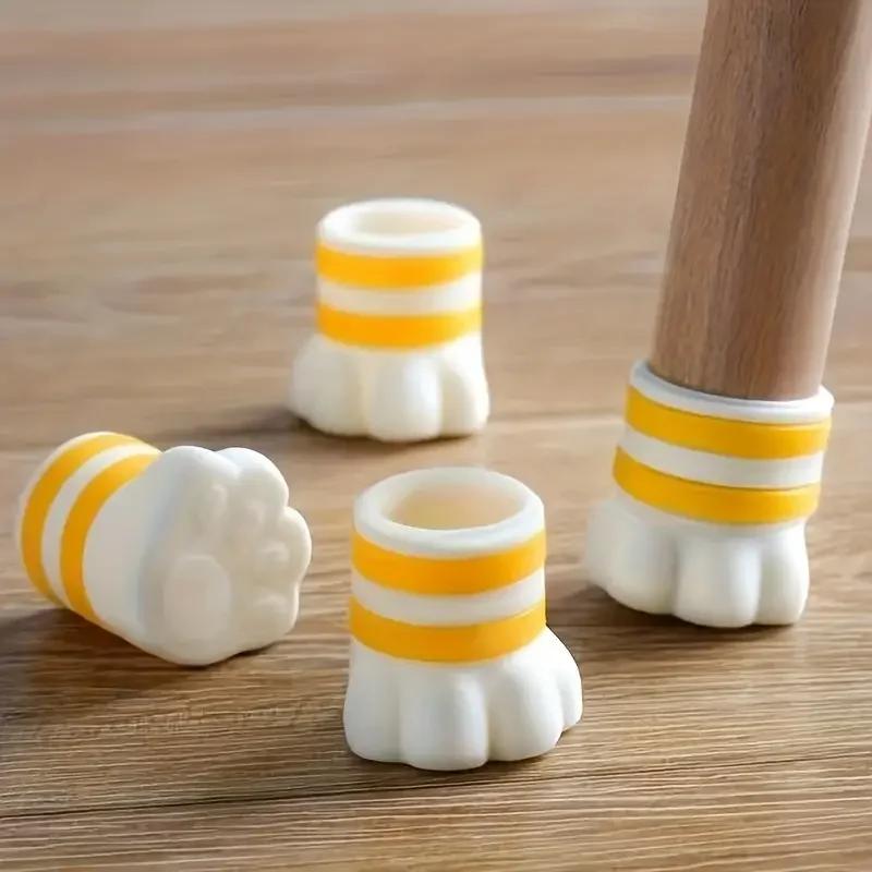 Couvre-pieds de chaise coordonnants, repose-pieds de table et de chaise silencieux et anti-friction,