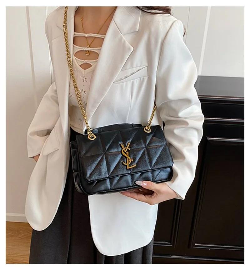 Sac carré vintage pour femme, sac à bandoulière tendance avec chaîne, convertible en sac à épaule, i