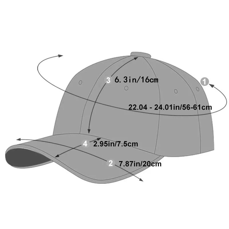Chapeaux de baseball CamSolomon avec broderie de lettres, chapeaux décontractés réglables, chapeau d