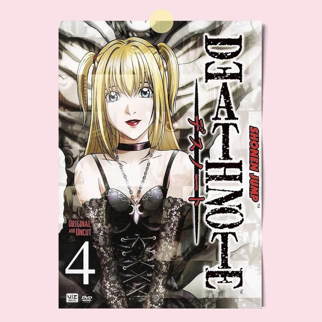 Bande dessinée japonaise Note de mort sans cadre toile peinture affiche lumière Yagami bande dessiné
