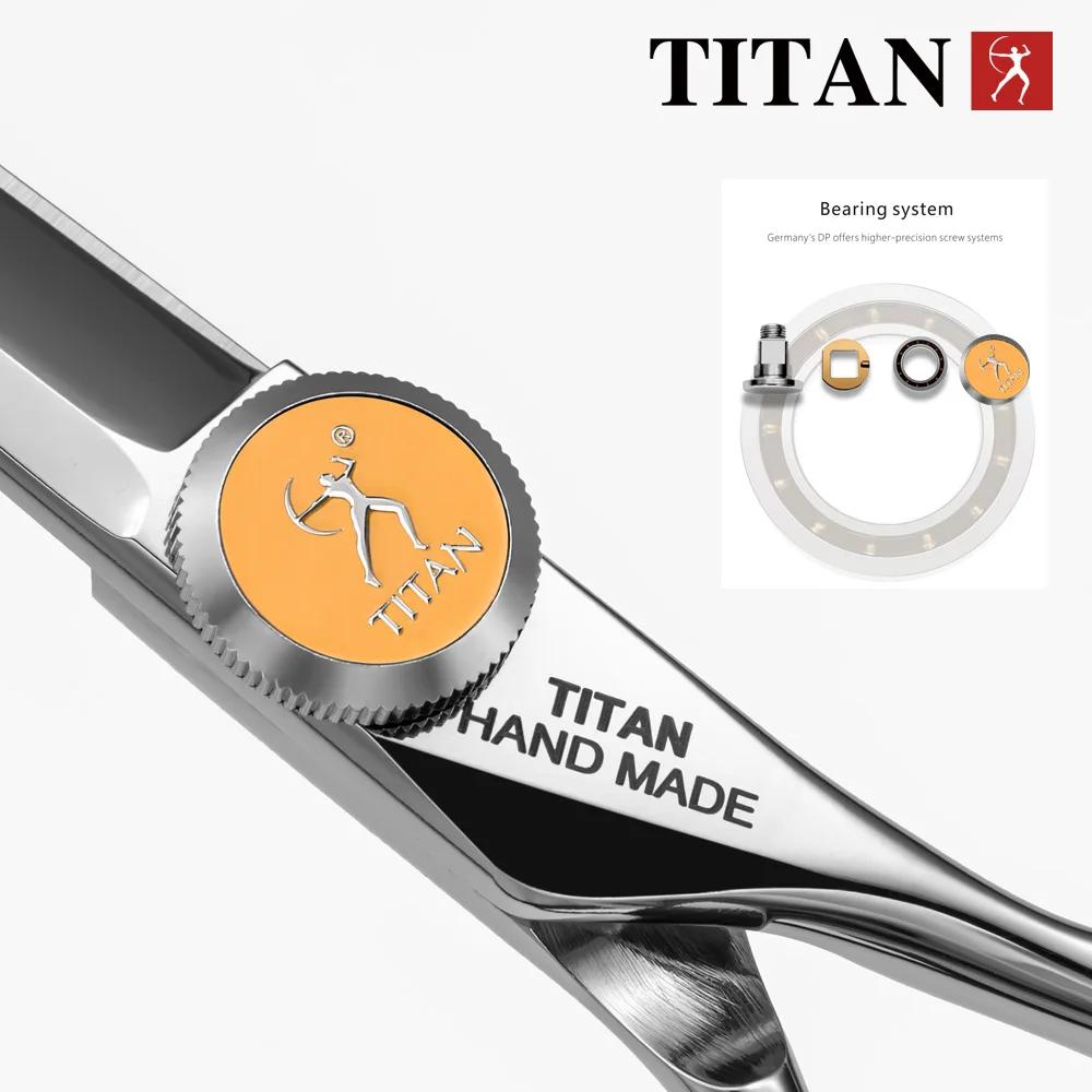 Titan ciseaux à cheveux professionnels coupe amincissante ciseaux à cheveux de barbier ciseaux de co
