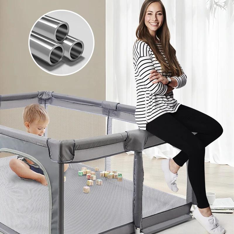 Parc pour bébé, clôture en tissu, sécurité intérieure, cour de jeu, conception solide et Stable, Opt