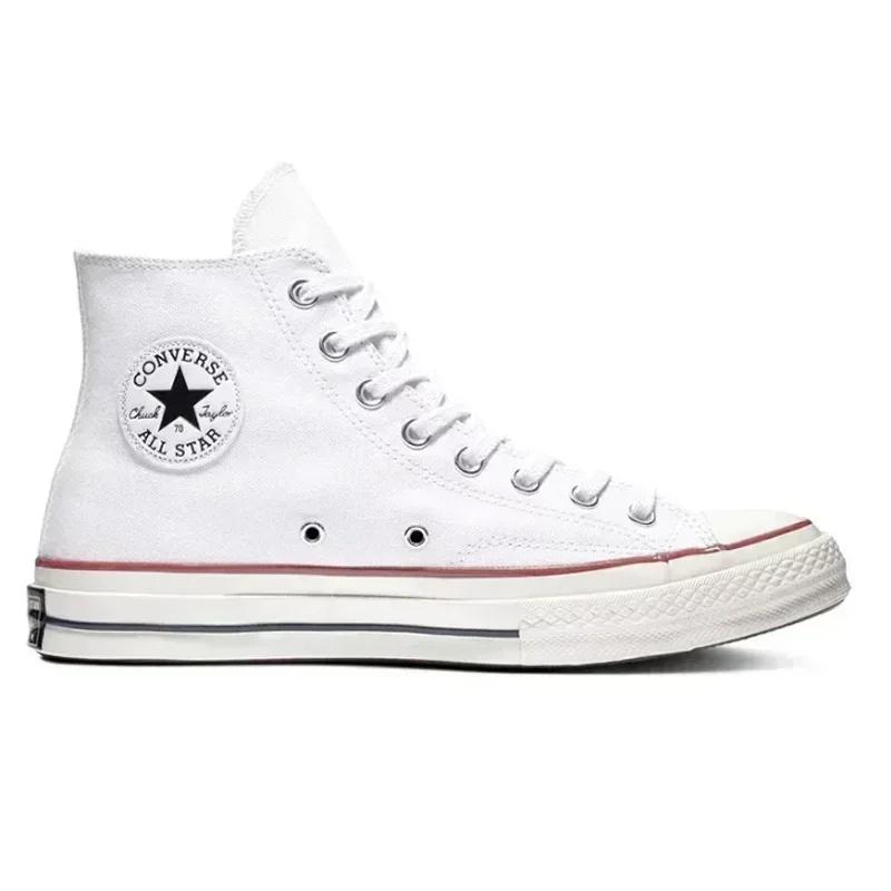 Converse All Star hommes et femmes chaussures de skateboard années 1970 haute classique toile plate-
