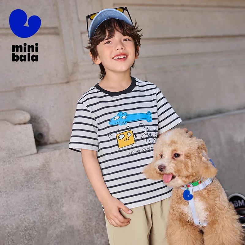 Mini Bala enfants T-Shirt rafraîchissant et antibactérien été nouveau haut évacuant l'humidité et à