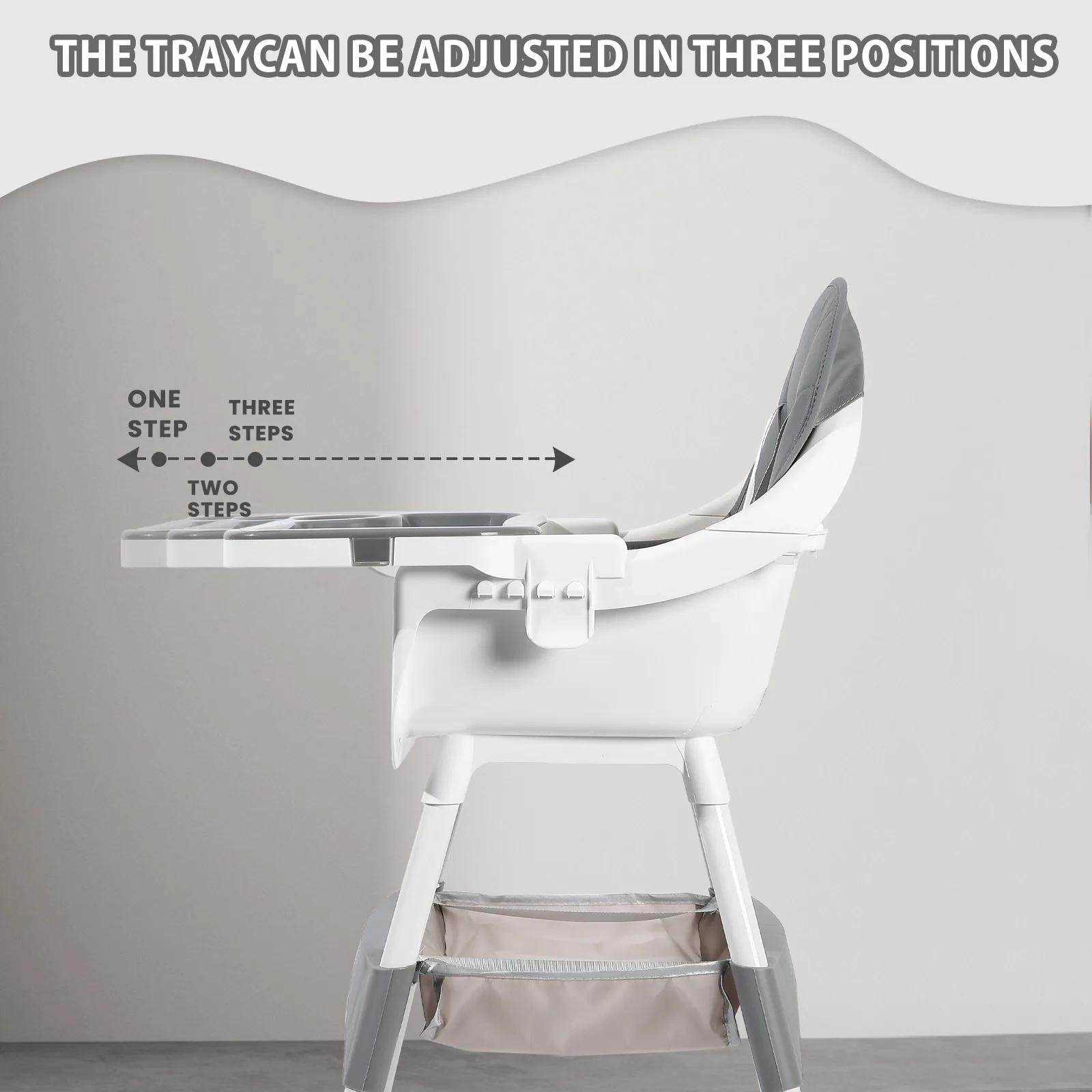 Chaise haute pour bébé, chaises de salle à manger portables pour bébé, chaise haute convertible pour