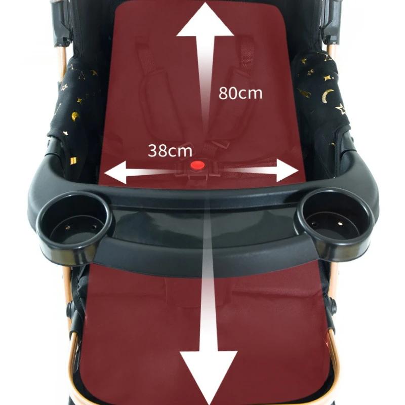 Poussette double détachable pour deuxième enfant, peut s'asseoir ou s'allonger, poussette pliable po