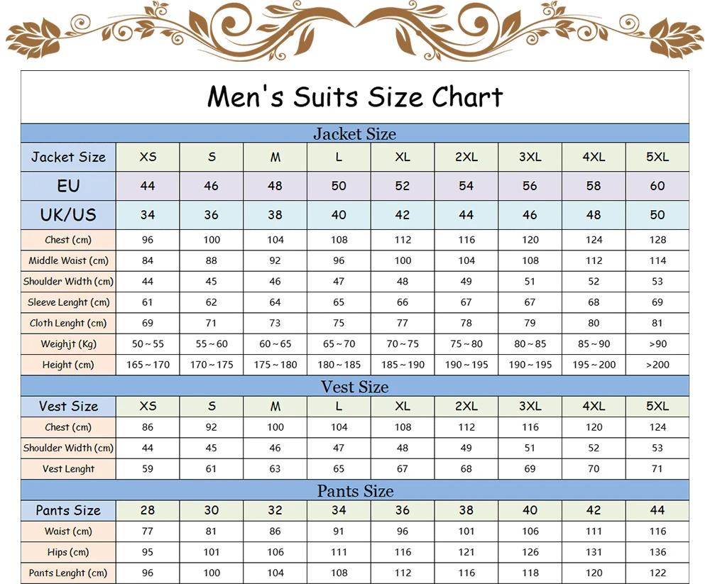 Costumes 3 Pièces Slim Fit Imbibés pour Hommes, Smokings de Mariage, Blazer, Veste, GlaPants, Ensemb