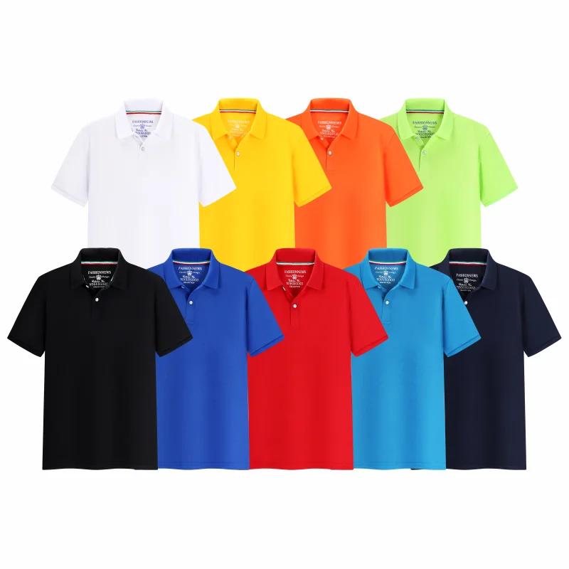 Polo à Manches Courtes pour Homme et Femme, Vêtement d'Extérieur, Décontracté et Solide, Nouvelle Co