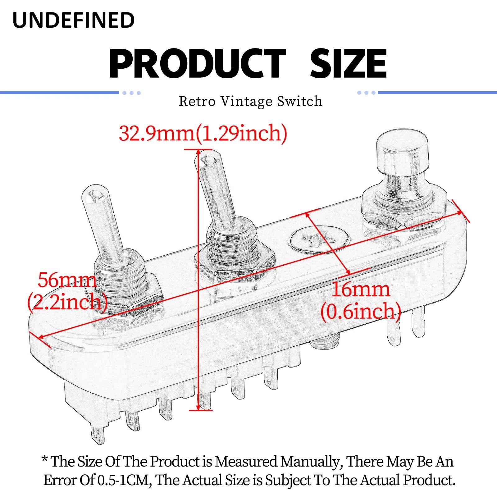 Mini bloc de commutation de guidon 7/8 "1", bouton poussoir rétro pour moto, interrupteur à bascule