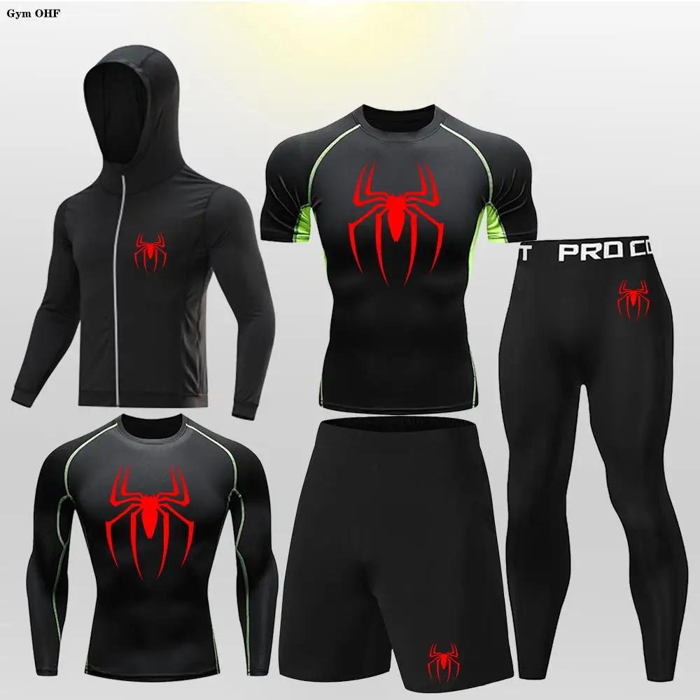 2099 Spider super-héros combinaison de Compression enfants Rashguard Jiu Jitsu Fitness maillots de b