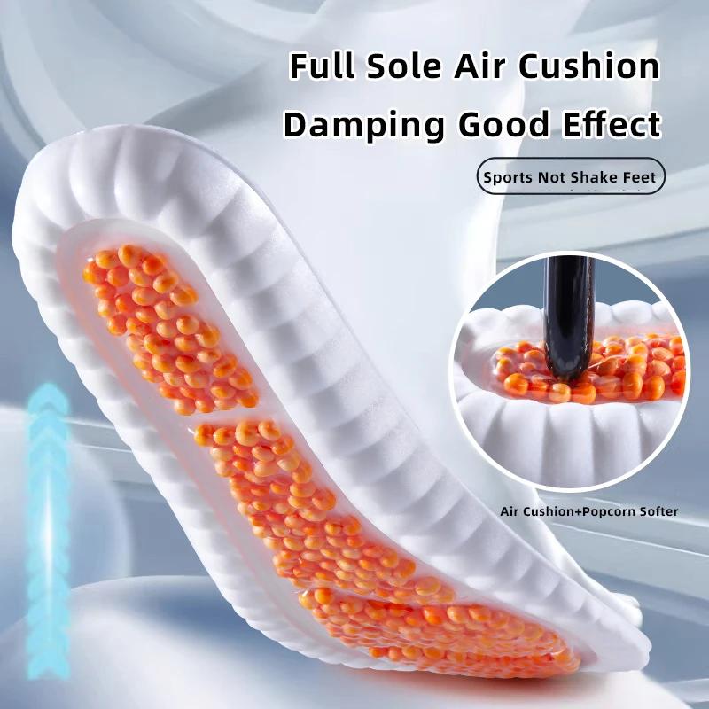 Semelles intérieures de Sport complètes pour les pieds, semelle à coussin d'air en PU, souples et re