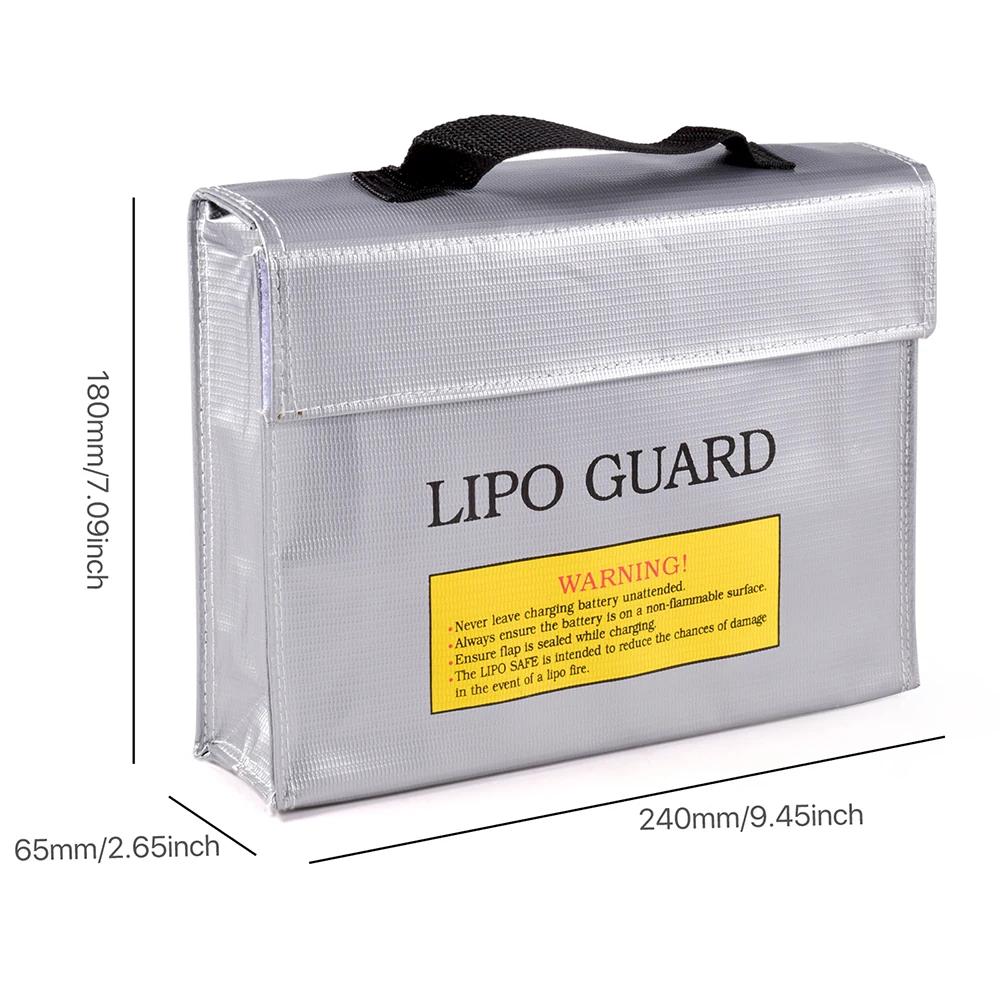 Lipo garde sac de sécurité ignifuge antidéflagrant Portable Lipo sac de sécurité pour RC FPV course