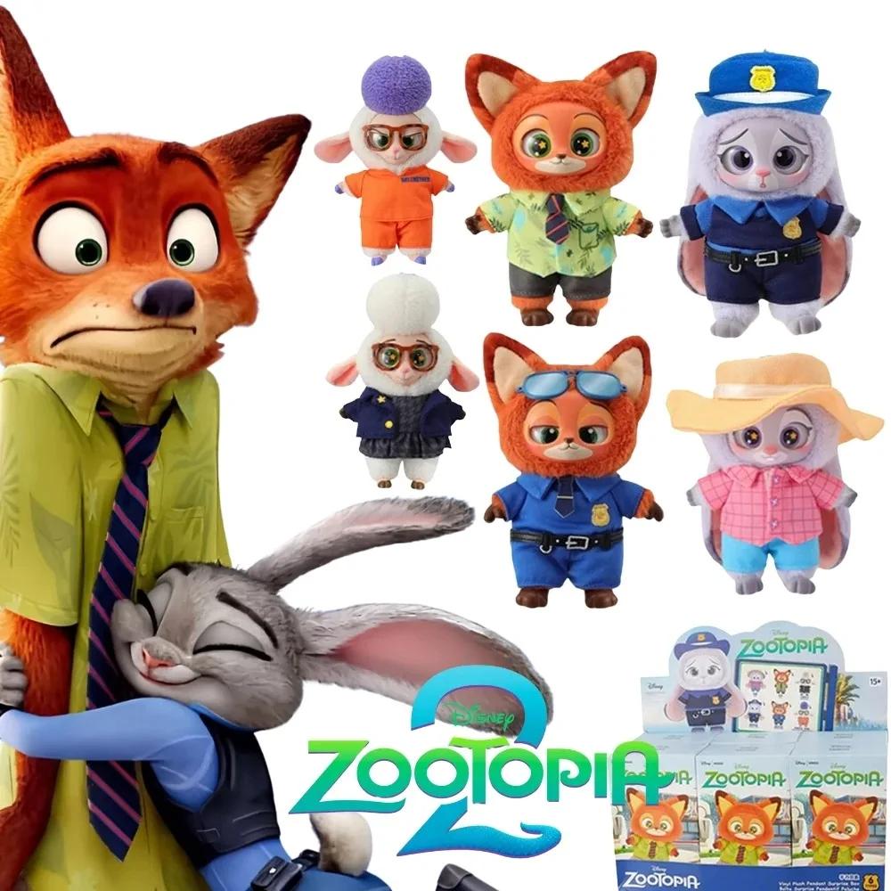 NOUVEAU 2026 Série Disney Zootopia Boîte Mystère, Figurines en Vinyle Judy Nick, Pendentif Personnag