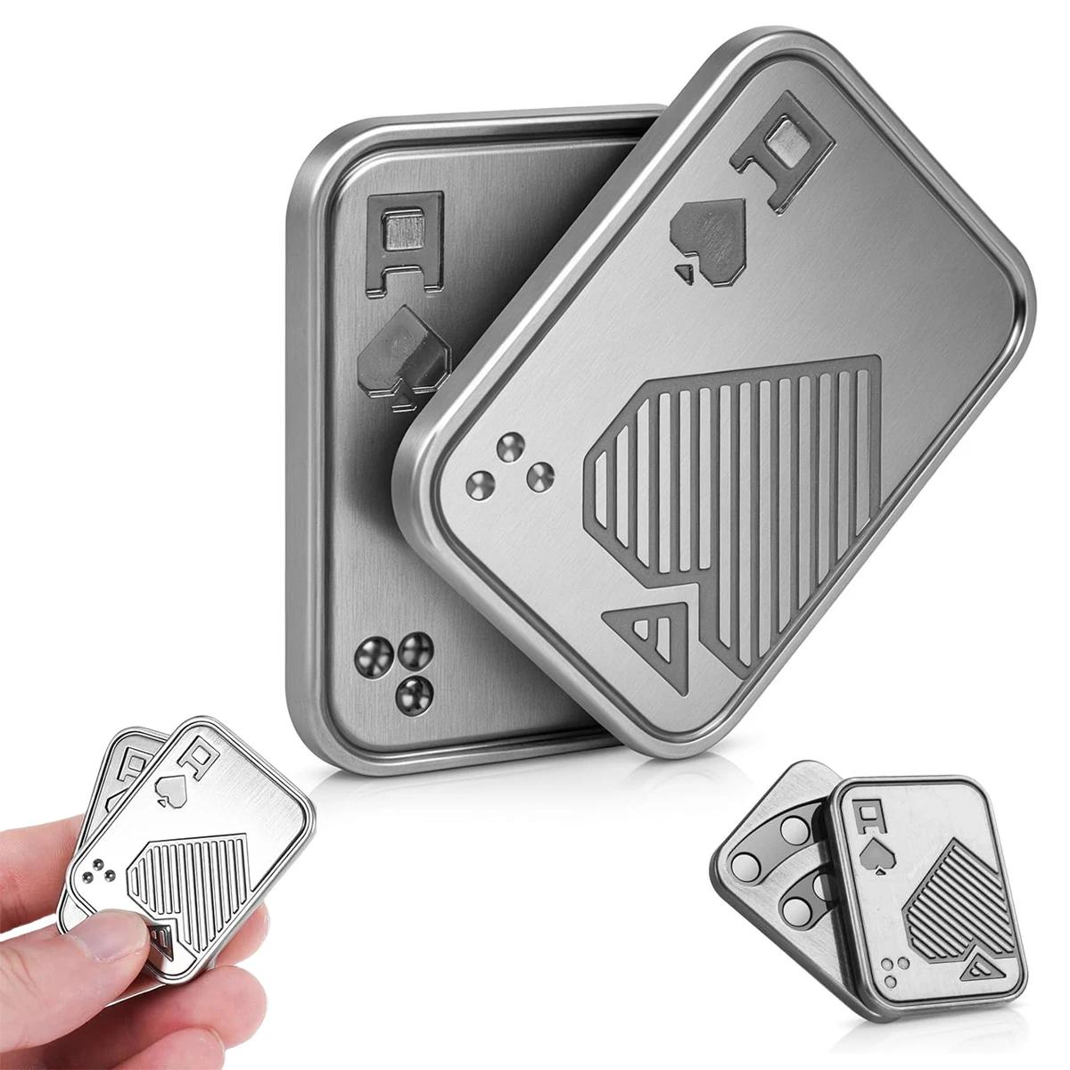 Micro gyroscope créatif du bout des doigts, carte poussoir à couverture coulissante, avec différente