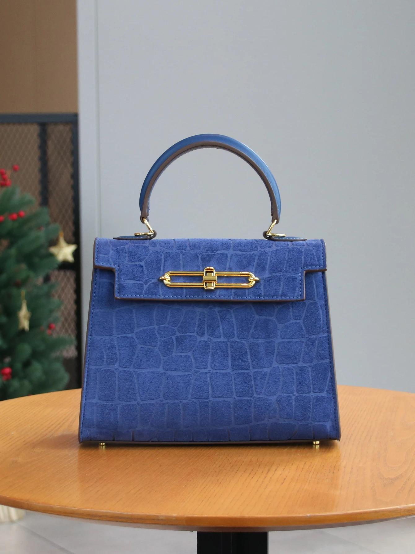 Automne/hiver 2025 rétro motif crocodile givré haut de gamme mode dames sac tempérament banlieue sac