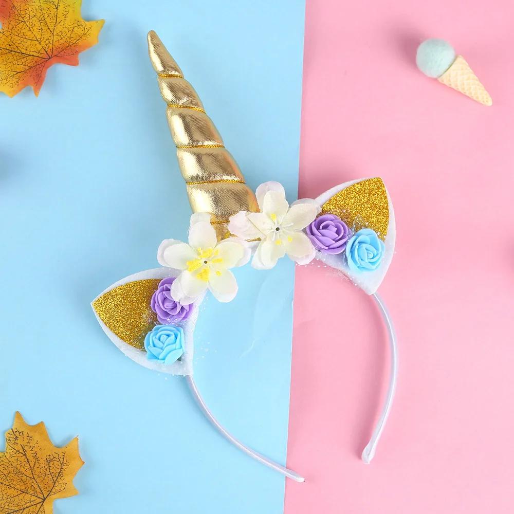 Enfants licorne bandeau Halloween fête tête boucle cadeau d'anniversaire enfants bébé cheveux access